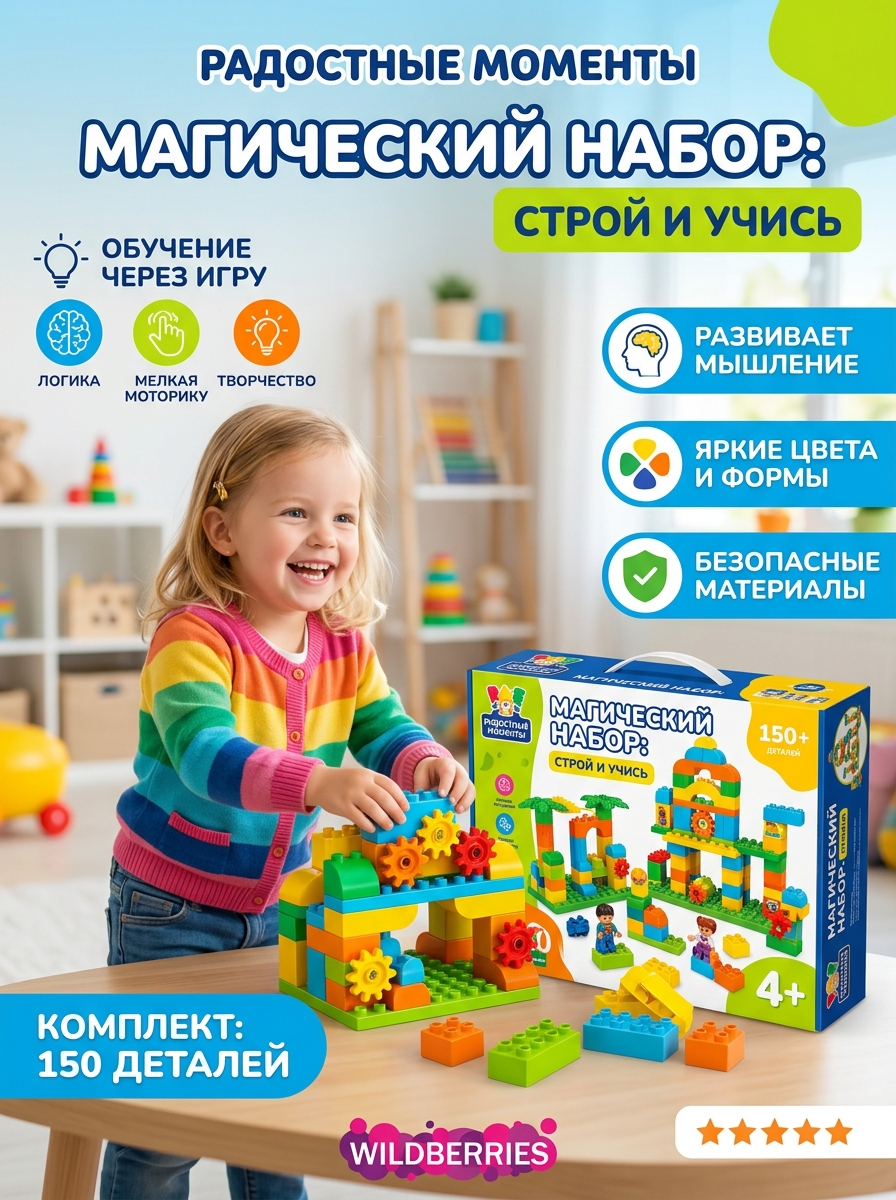 Карточка детских товаров для Wildberries