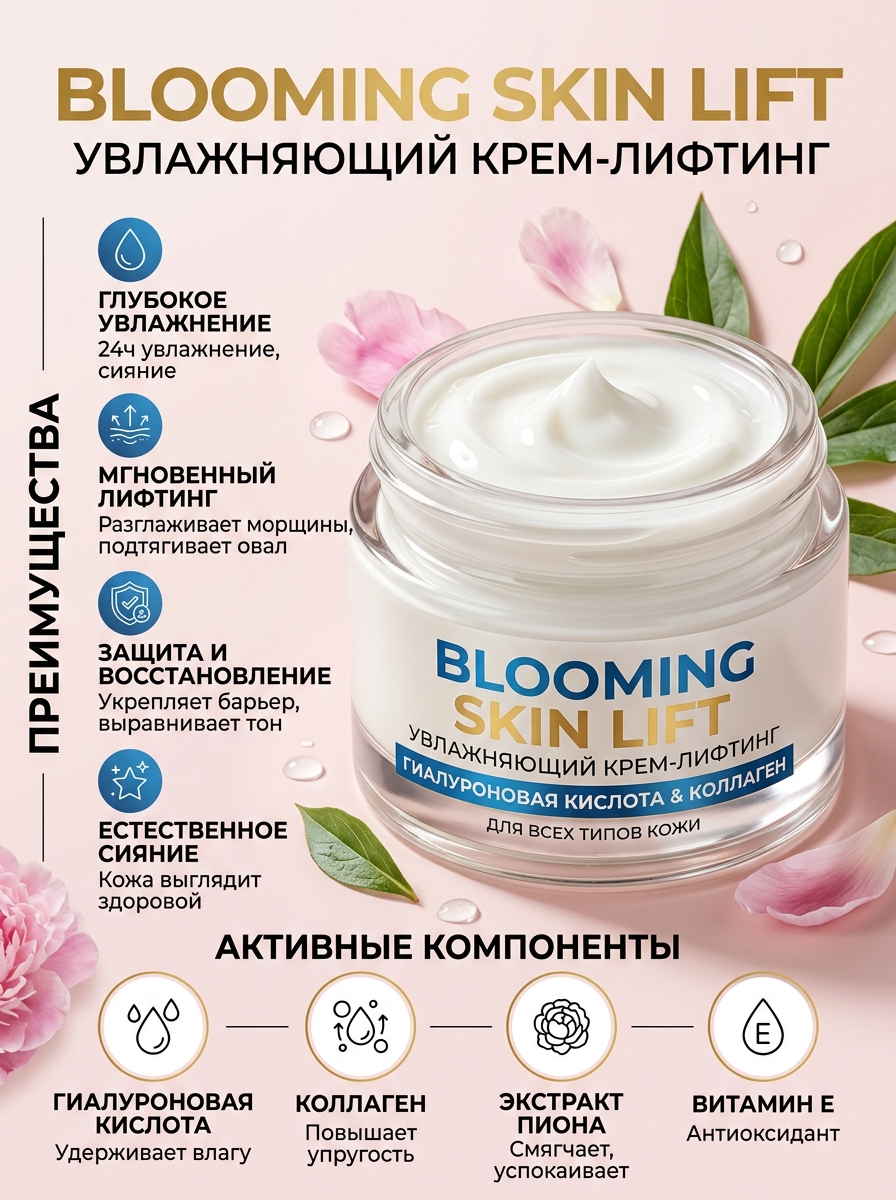 Карточка косметики Wildberries с инфографикой